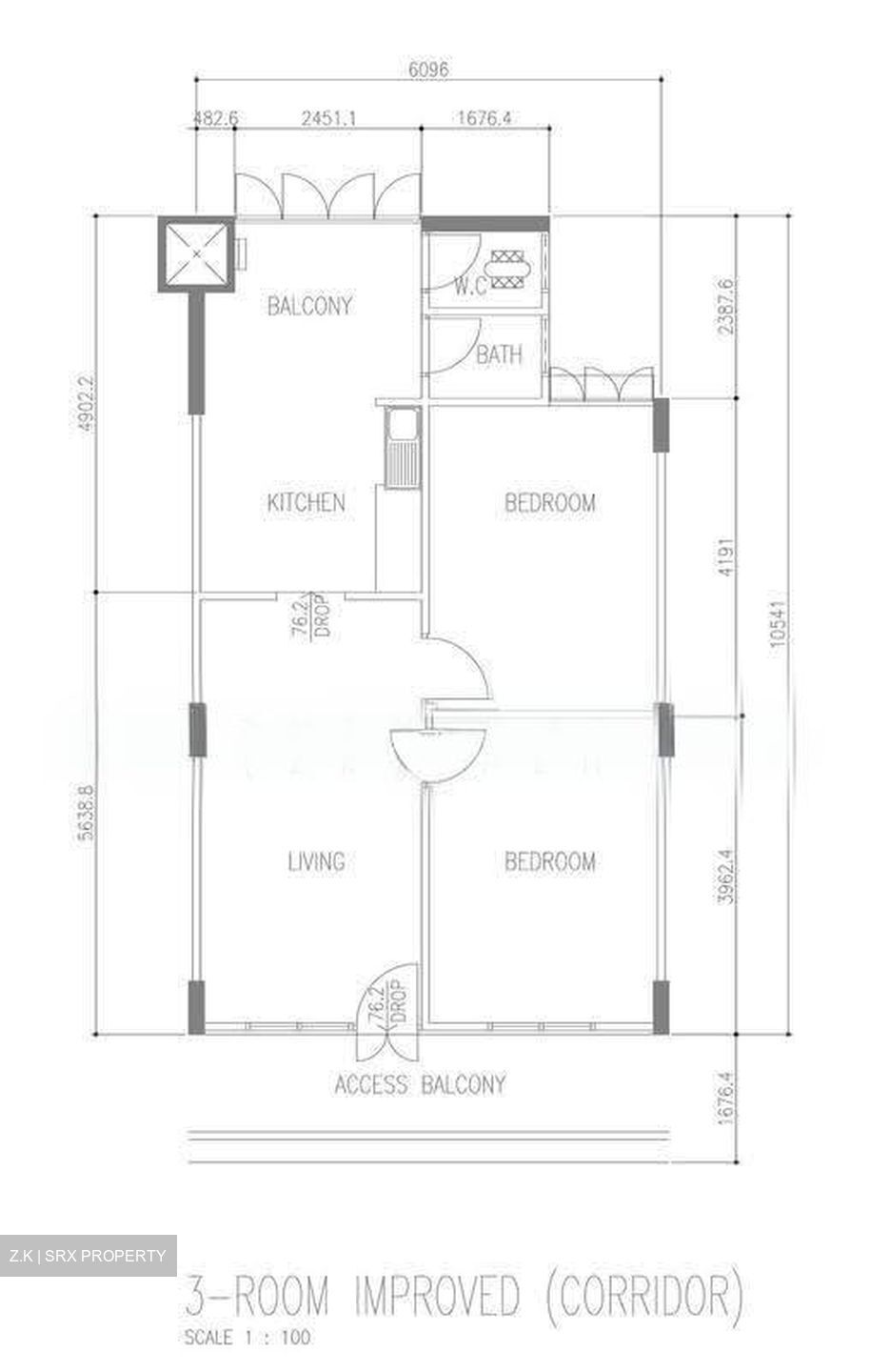 Blk 2 Hougang Avenue 3 (Hougang), HDB 3 Rooms #612622861